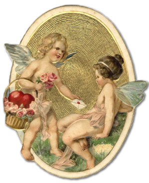 Wings of Whimsy: Boy & Girl Cherubs - free for personal use