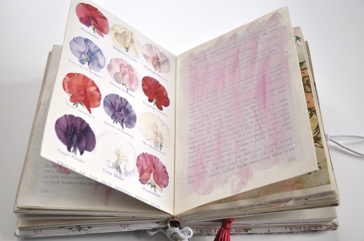 Wings of Whimsy - DIY Old Book Crafts No 6A - Sweet Pea Journal 