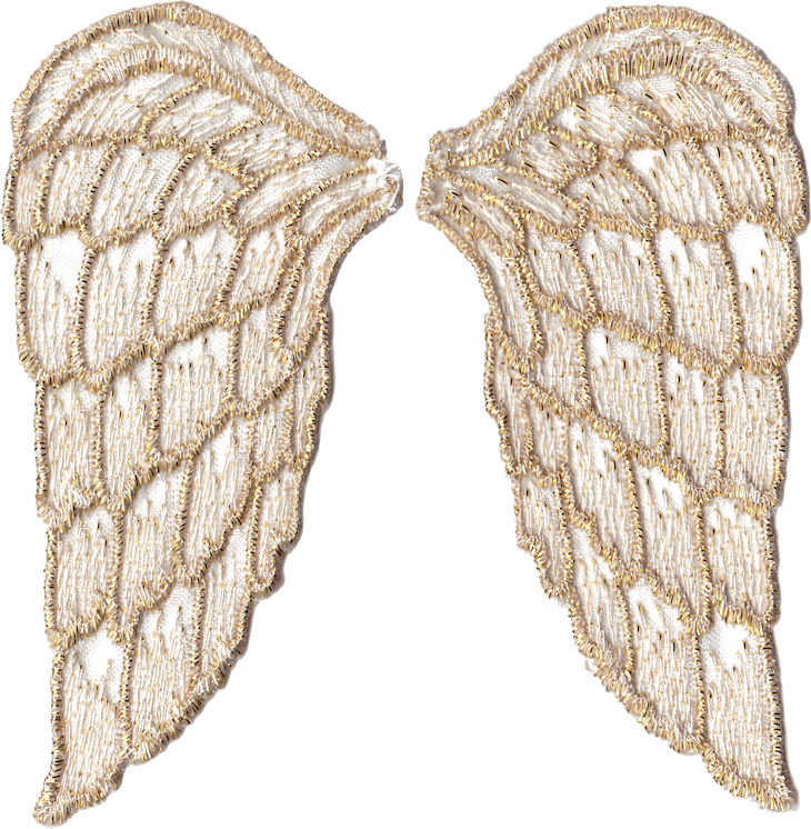 white angel wings transparent