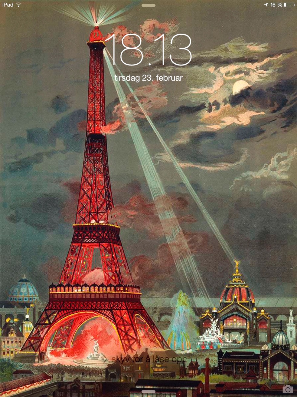 1899 Eiffel Tower Wallpaper – Wings of Whimsy